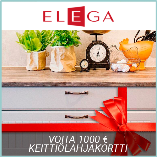 Osallistu 1000€ keittiölahjakortin arvontaan