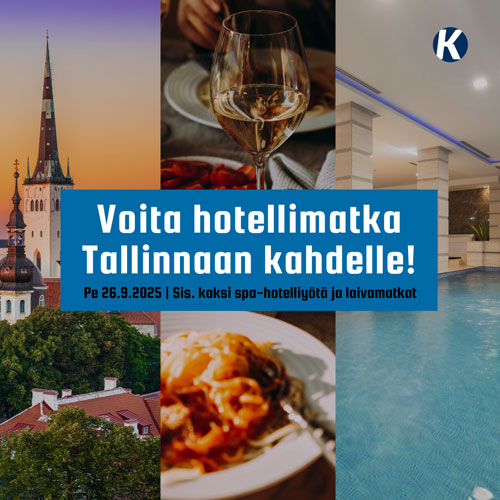 Voita kylpylähotelliviikonloppu Tallinnaan