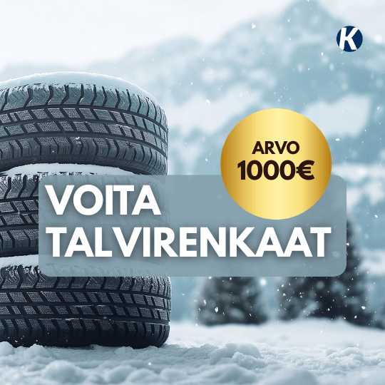 Voita 1000€ arvoiset talvirenkaat